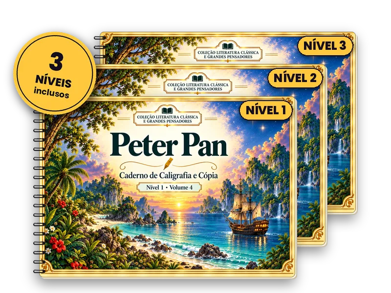 Caligrafia · Livro 4 · Peter Pan
