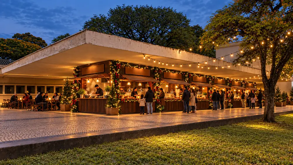 Aldeia Natalina · imagem conceitual 2026