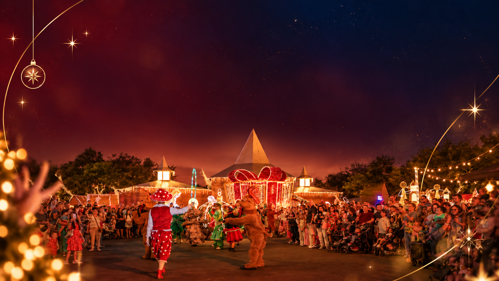 Desfile da Parada Natalina na Villa de Natal São Paulo