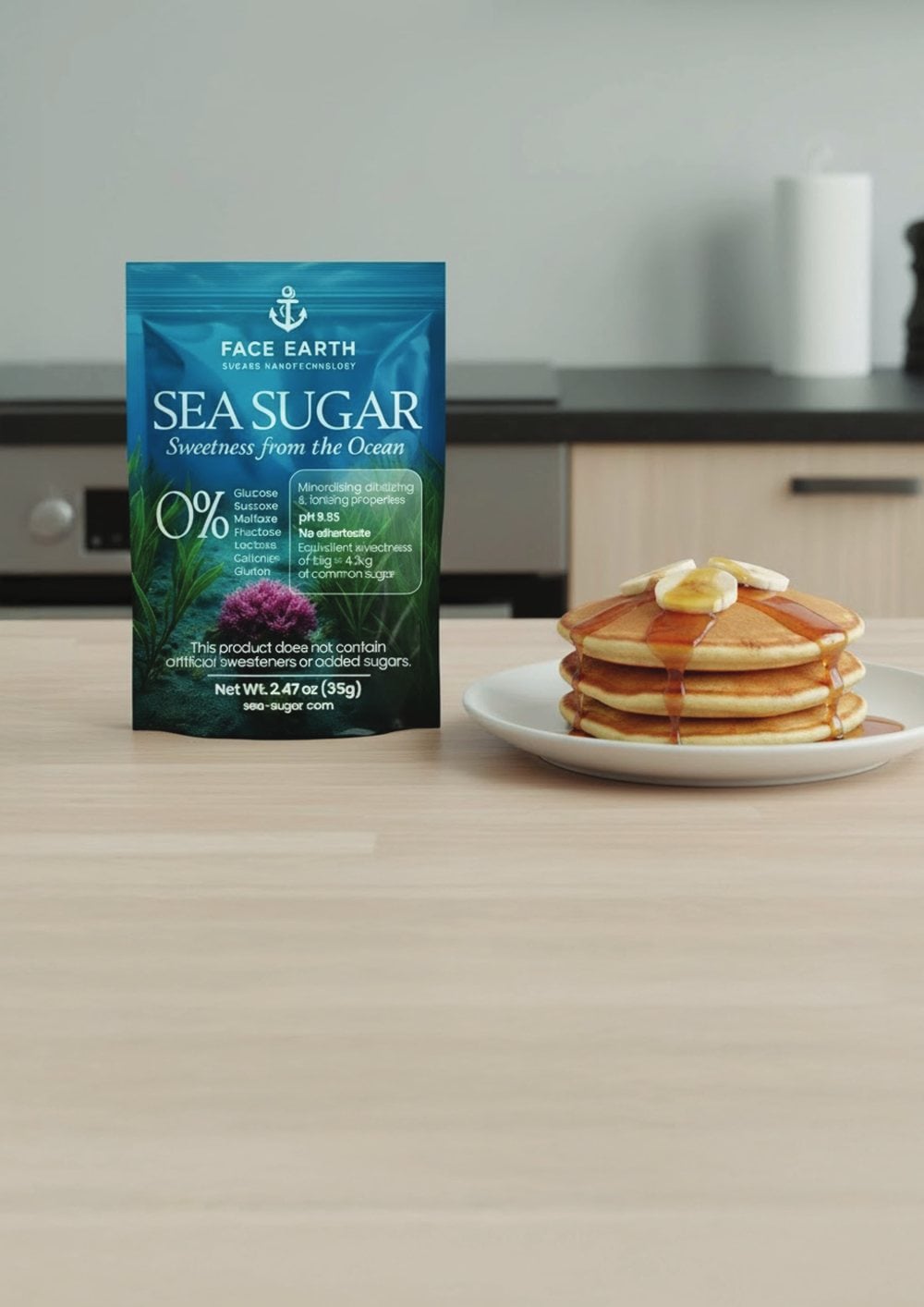 Banana Pancakes made with Sea Sugar