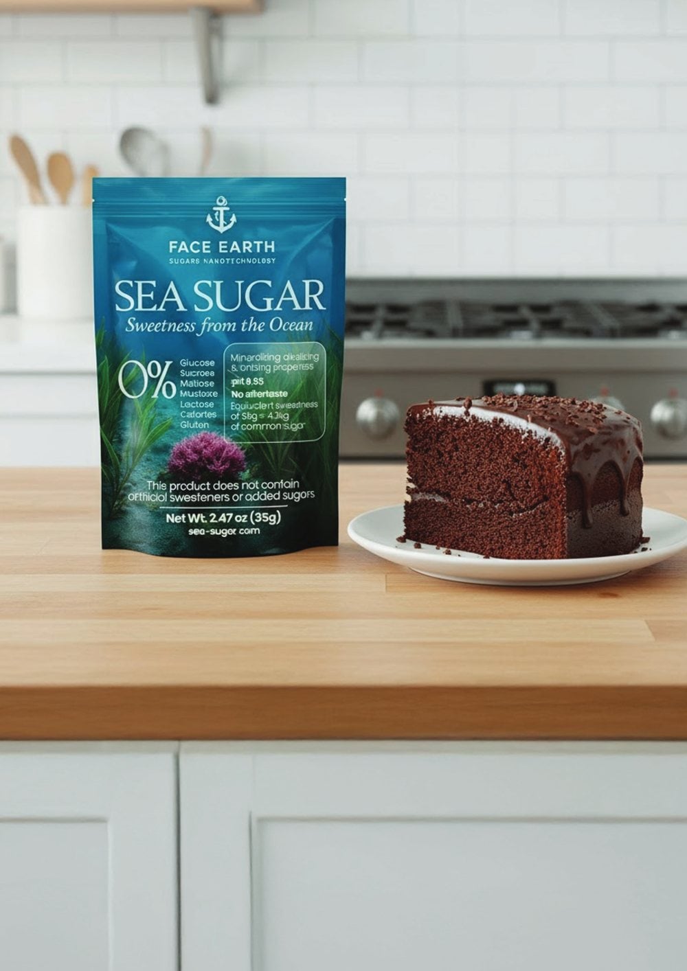 Chocolate Cake made with Sea Sugar