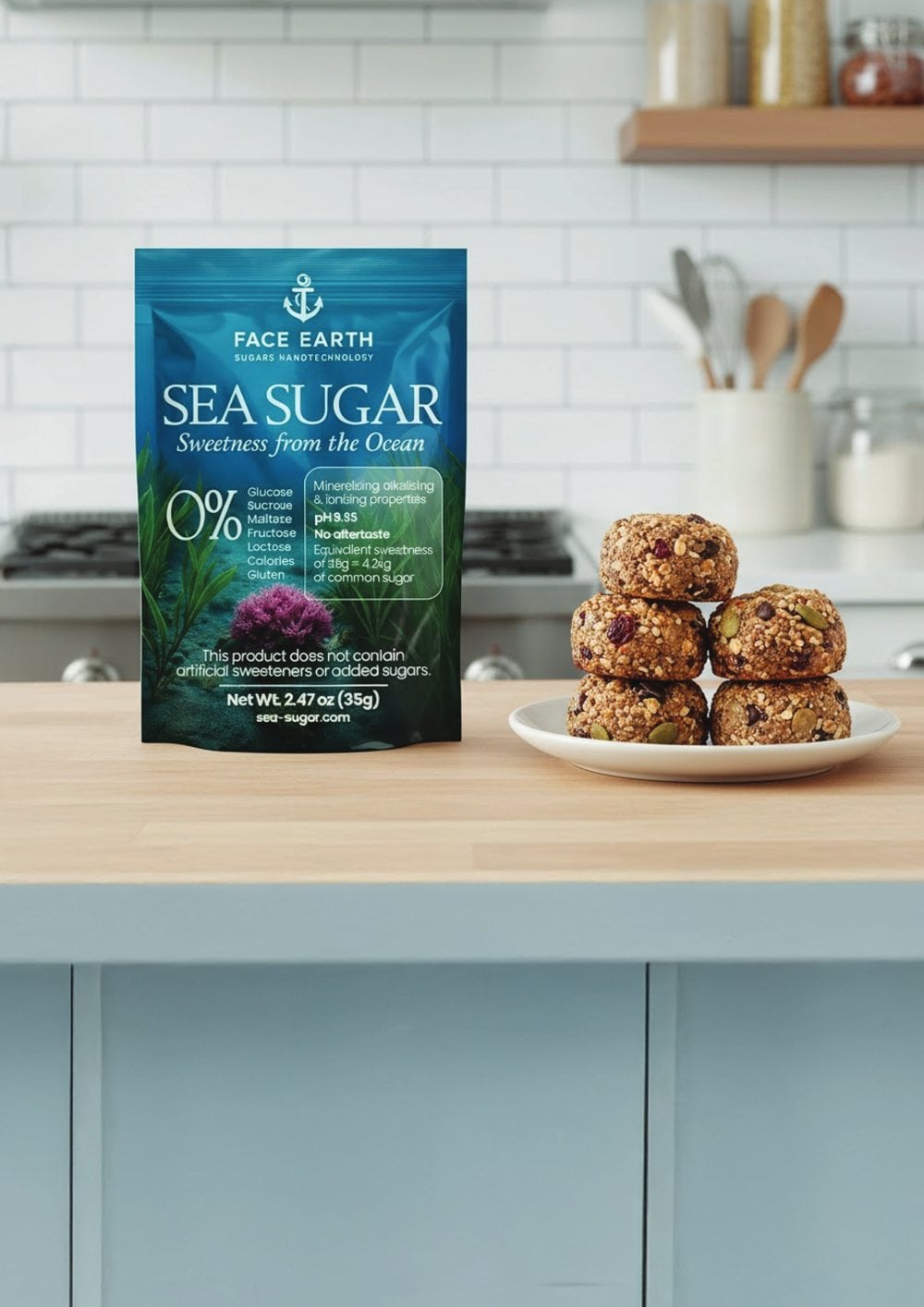 Energy Bites made with Sea Sugar