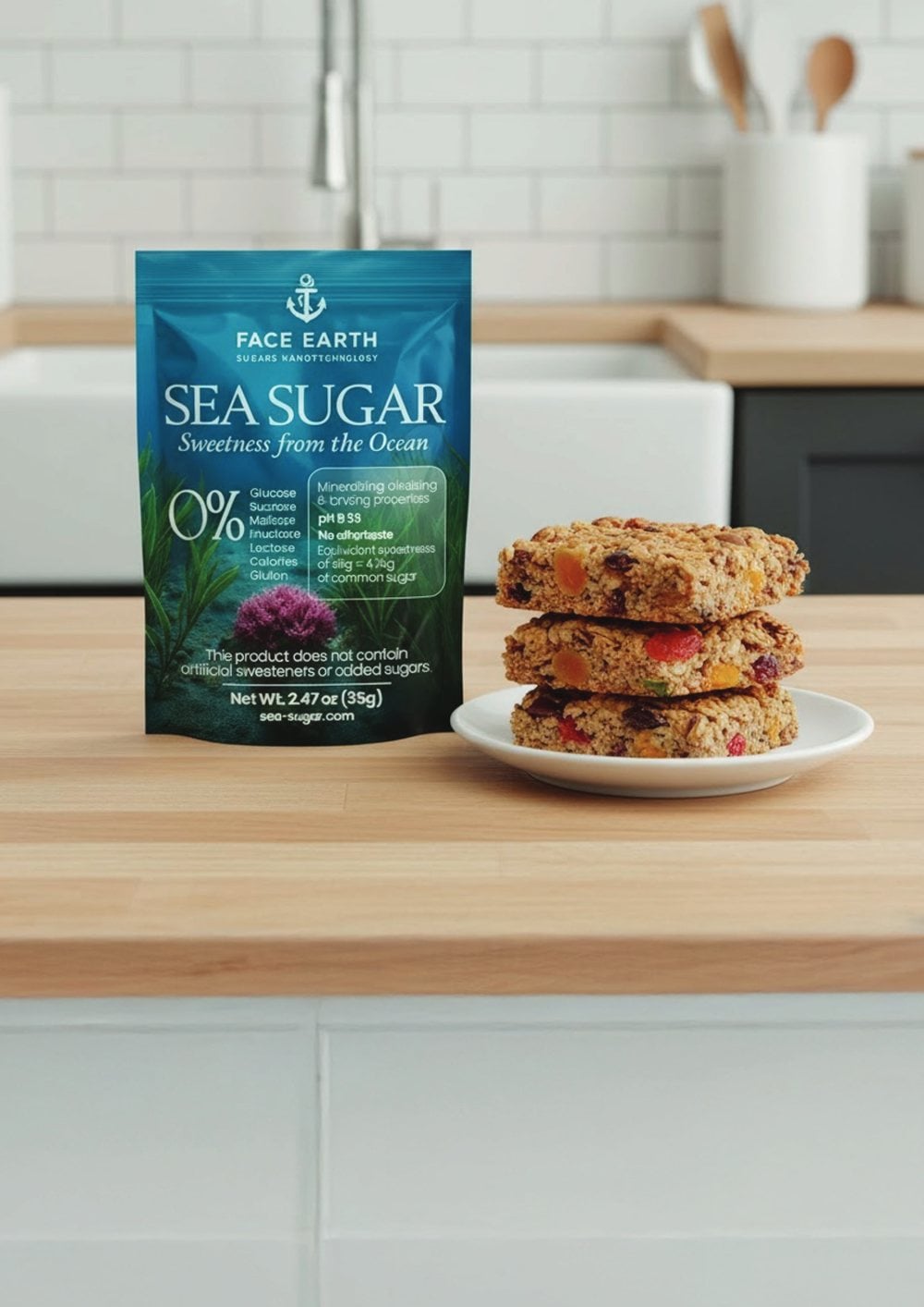 Granola Bars made with Sea Sugar