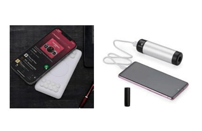 Power banks e carregadores personalizados Encanta