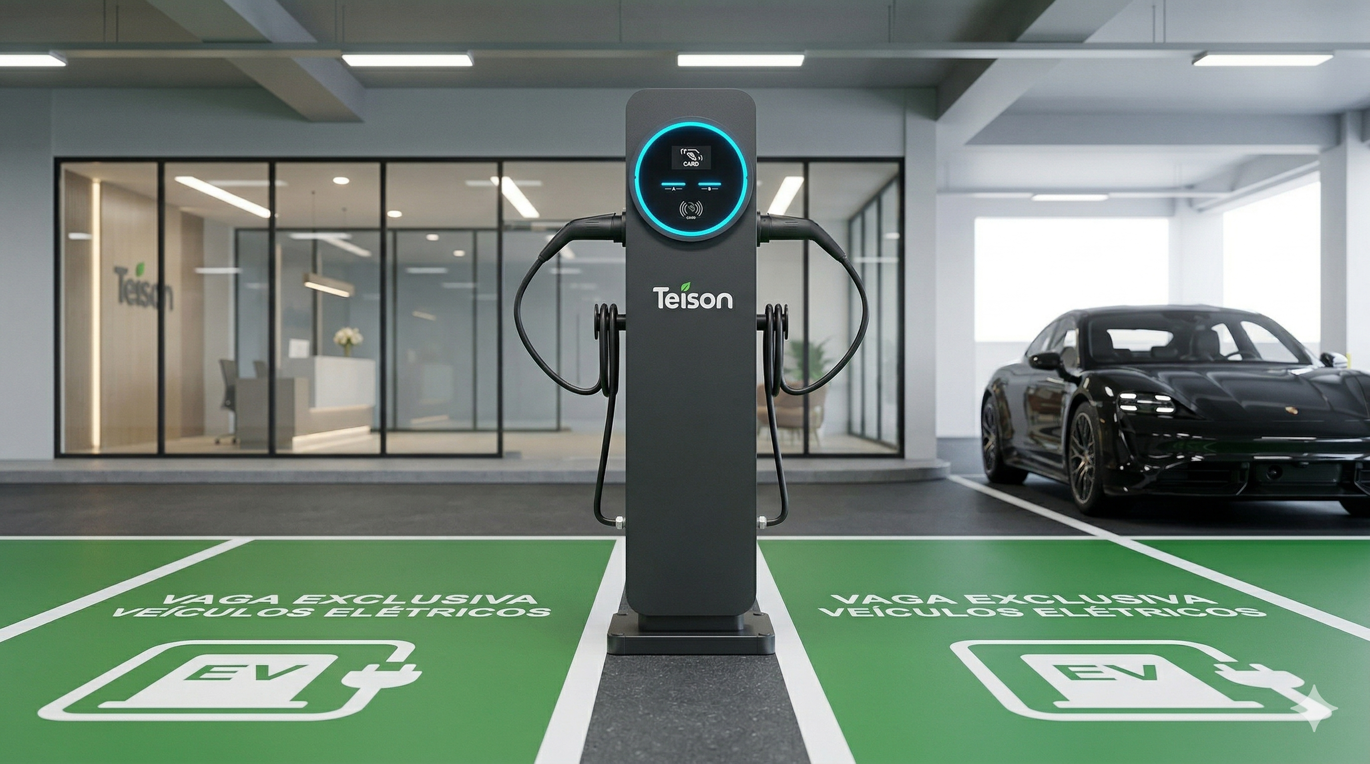 Carregador EV Teison em empreendimento