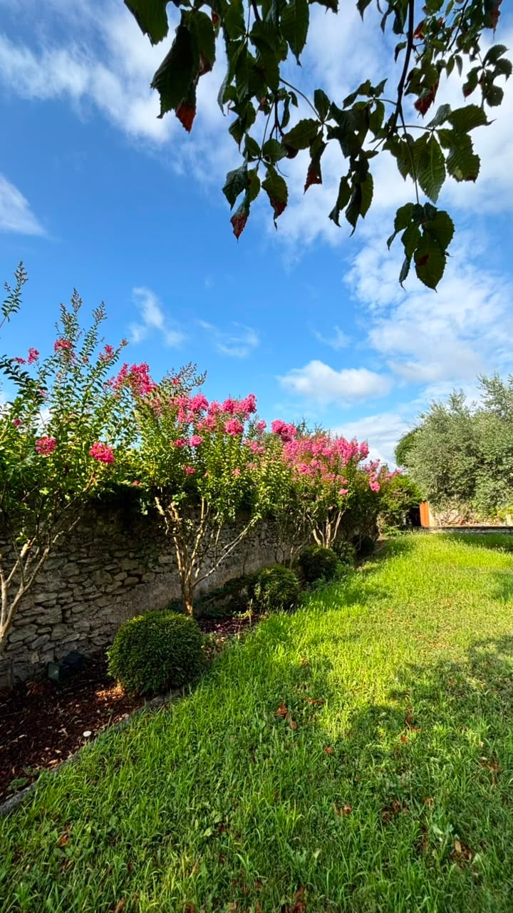 Jardim provençal da região de Viviers