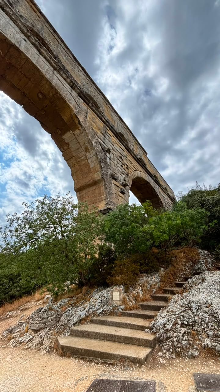 Arcos romanos do Pont du Gard