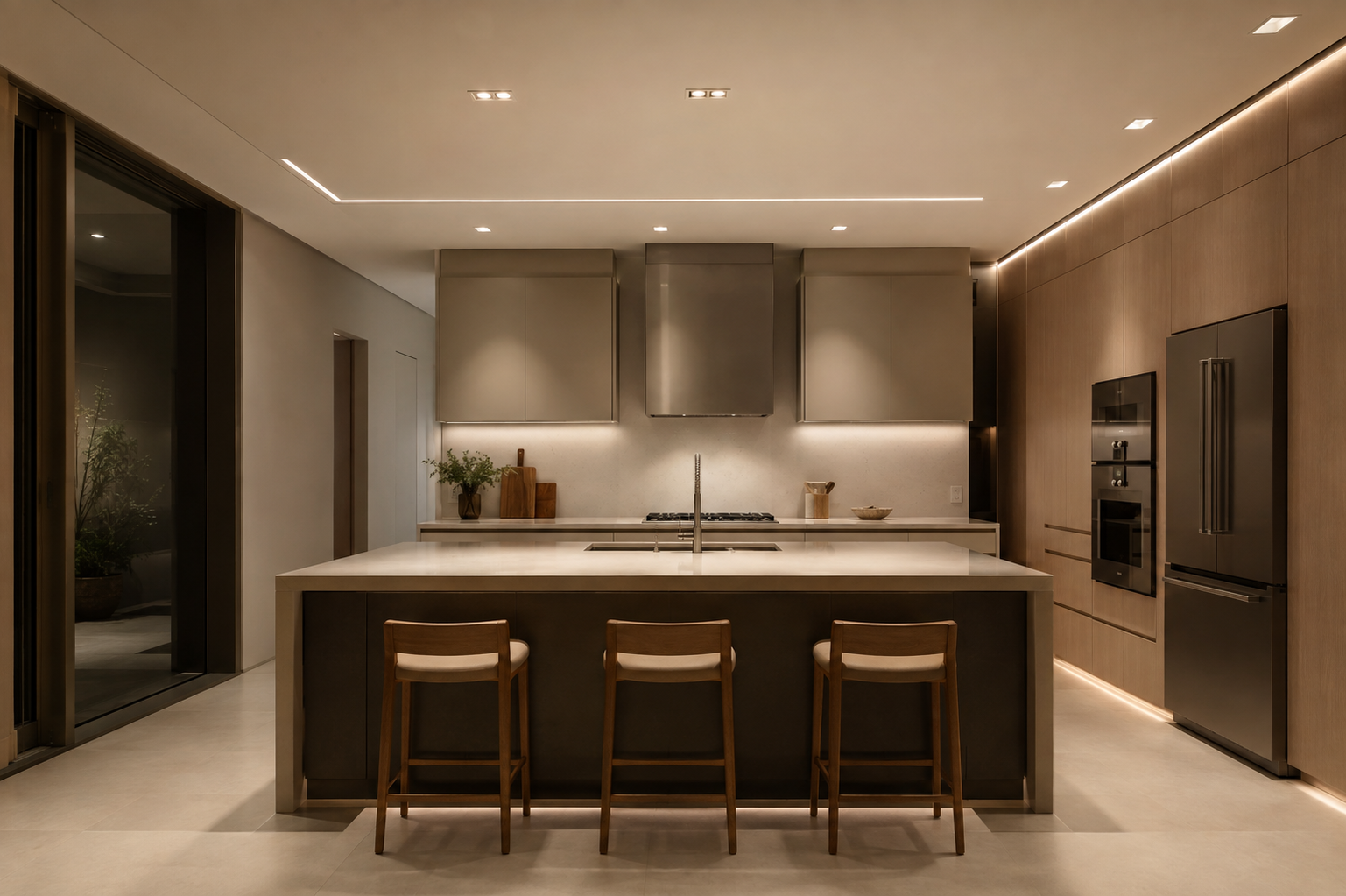 Iluminação técnica aplicada em cozinha