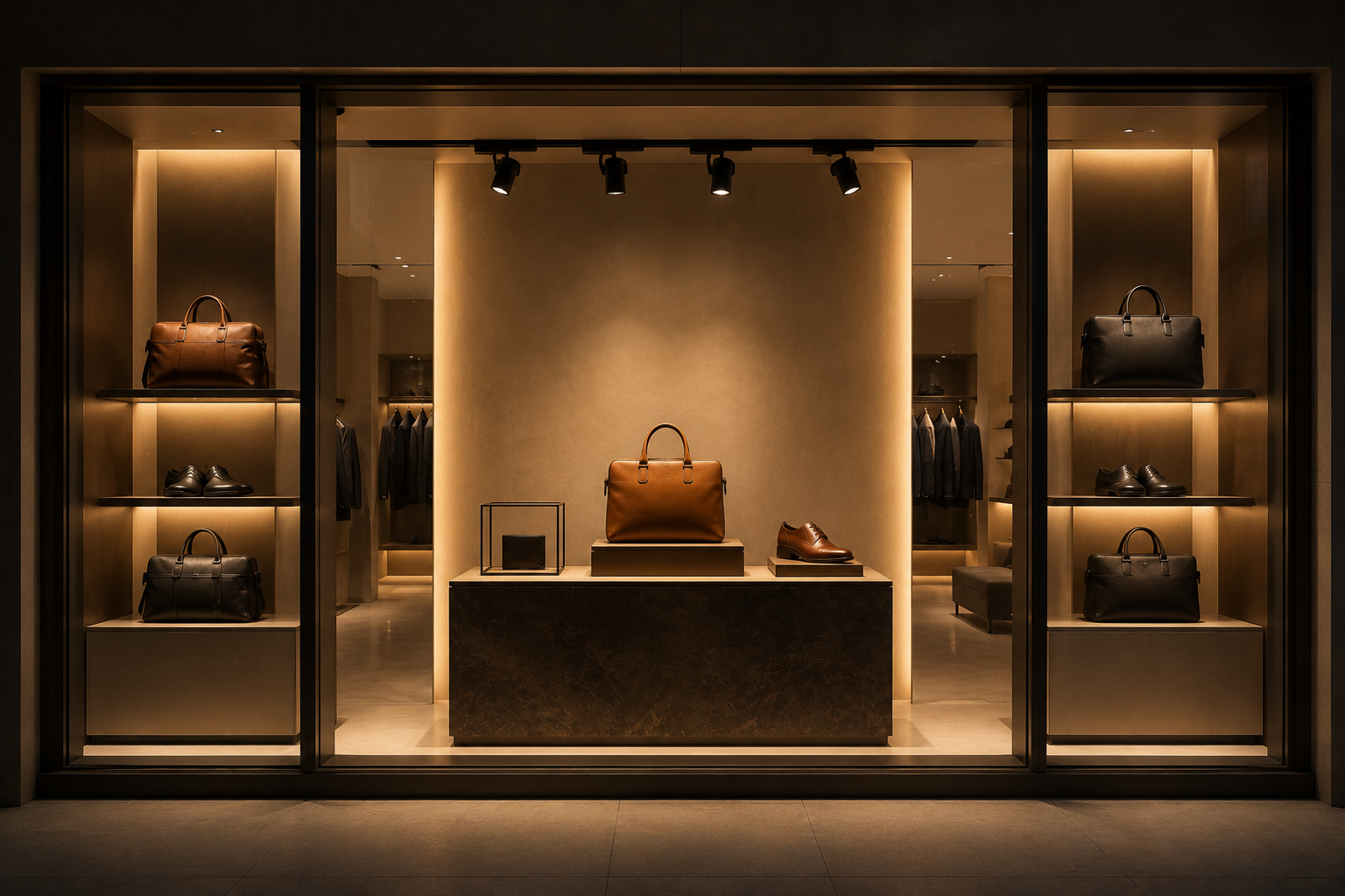 Iluminação técnica aplicada em vitrine
