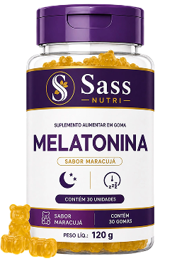 Melatonina em goma Sass Nutri