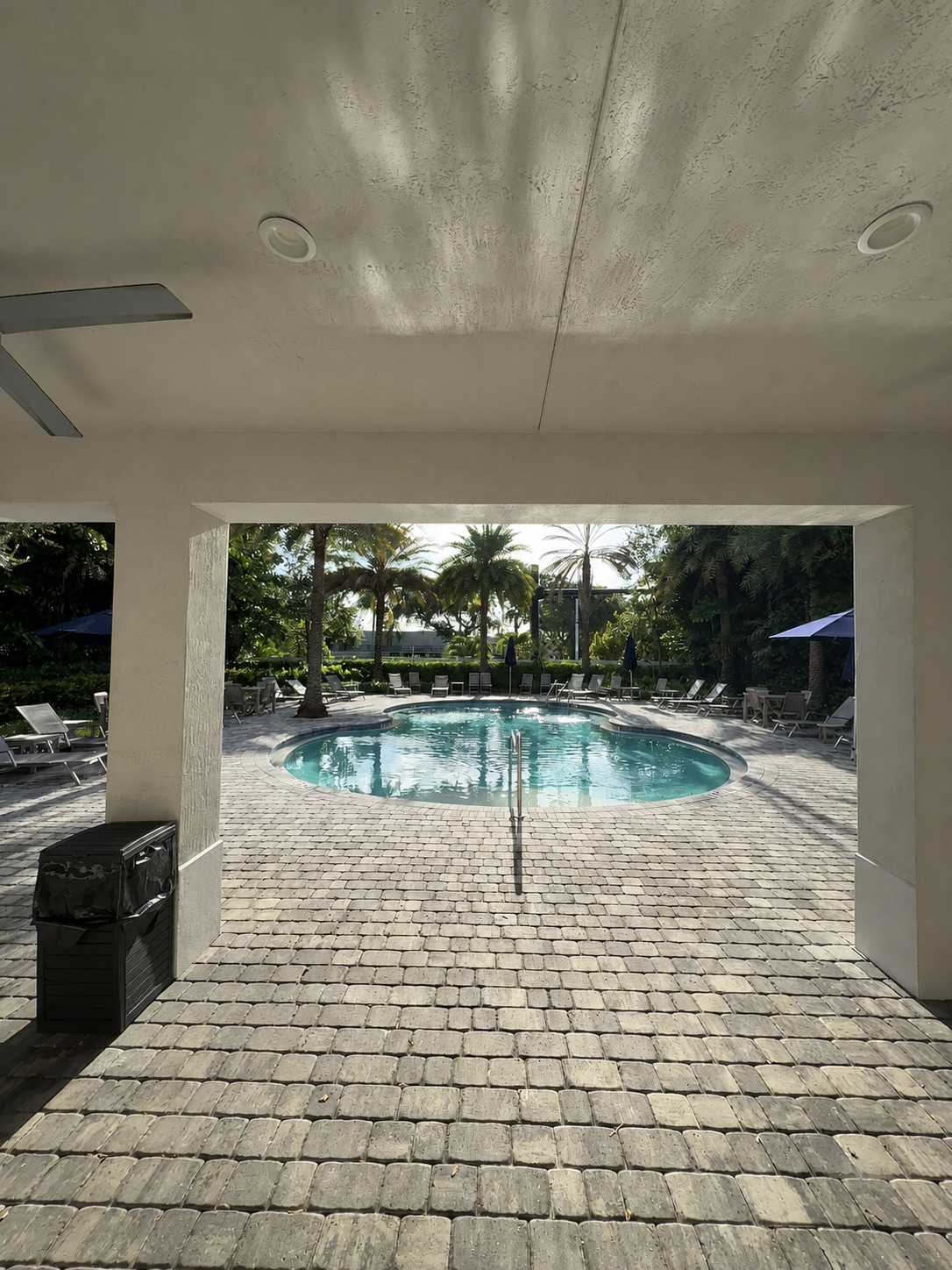 Luxury Fort Lauderdale vacation home with palm trees