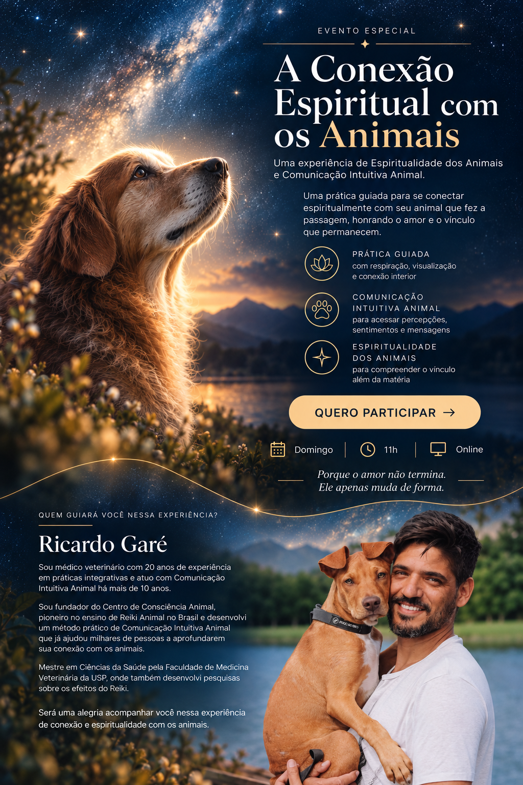 A Conexão Espiritual com os Animais - Ricardo Garé