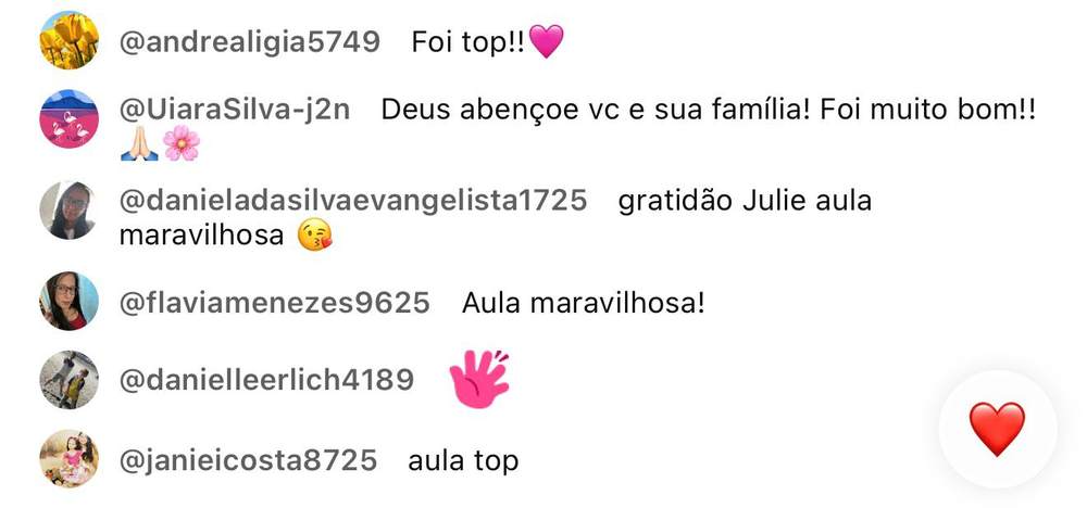 Feedback sobre os materiais da aula de revenda