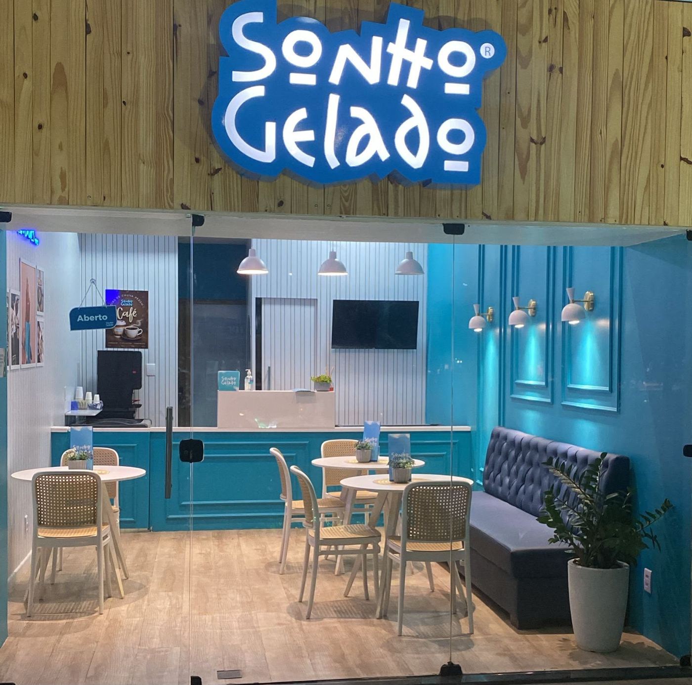 Loja física da Sonho Gelado, em São Luís (MA)