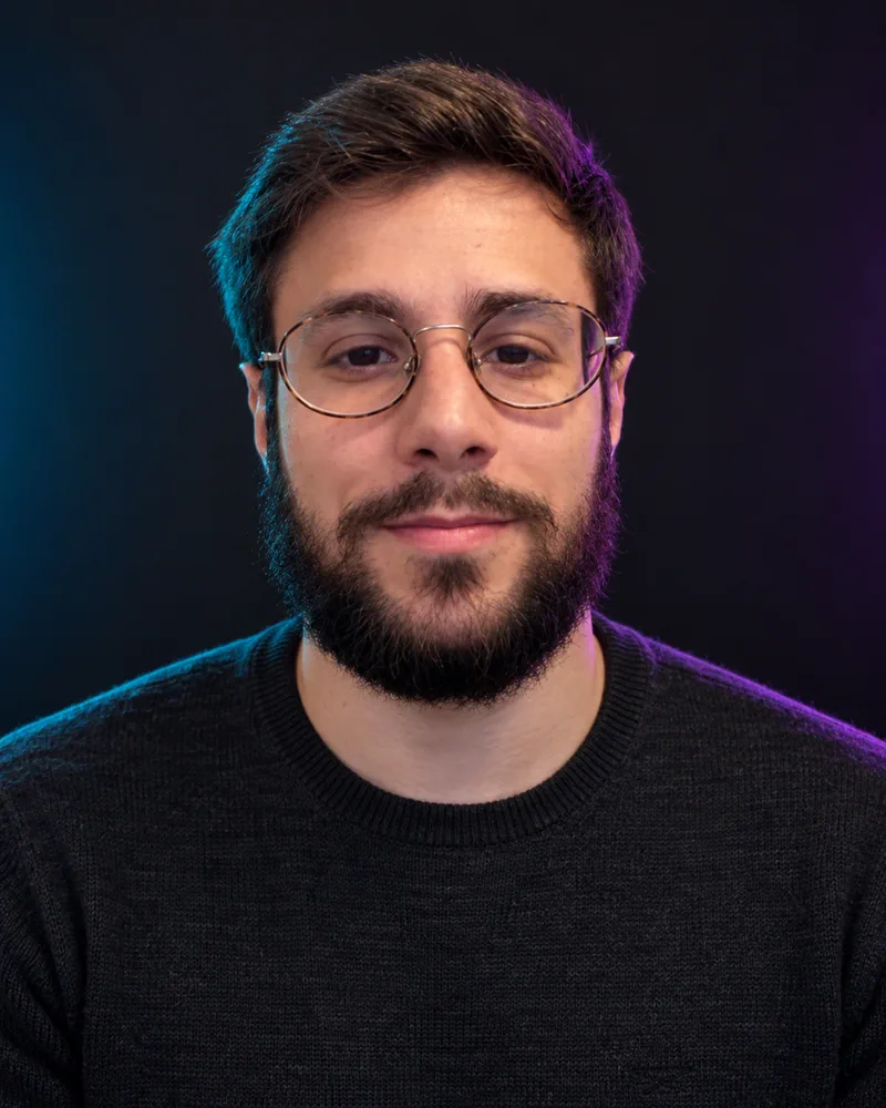 Retrato do Breno, instrutor do IA Fácil