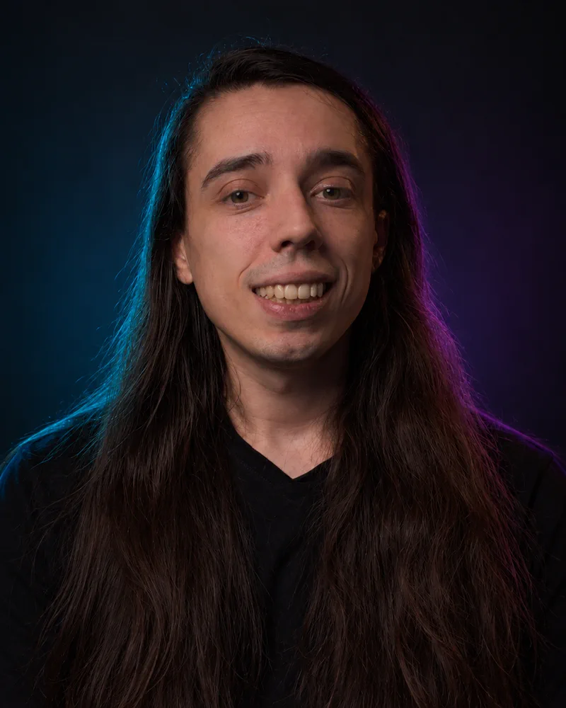 Retrato do Lucas, cofundador do Marketfacil