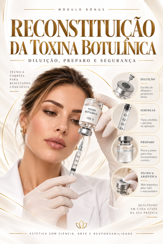 Capa do bônus Reconstituição da toxina botulínica.