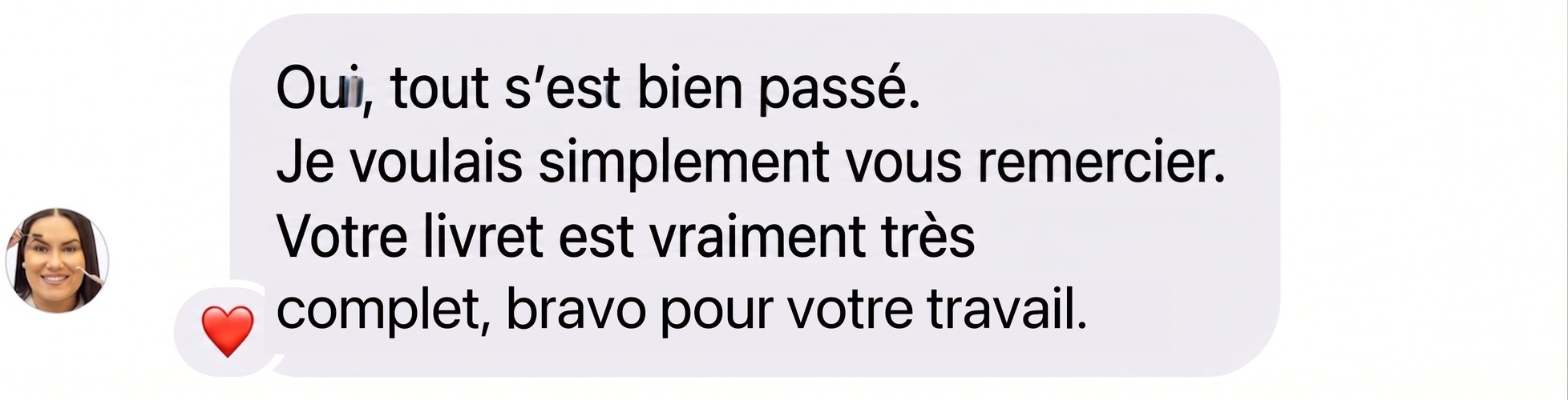 Avis d’une stagiaire
