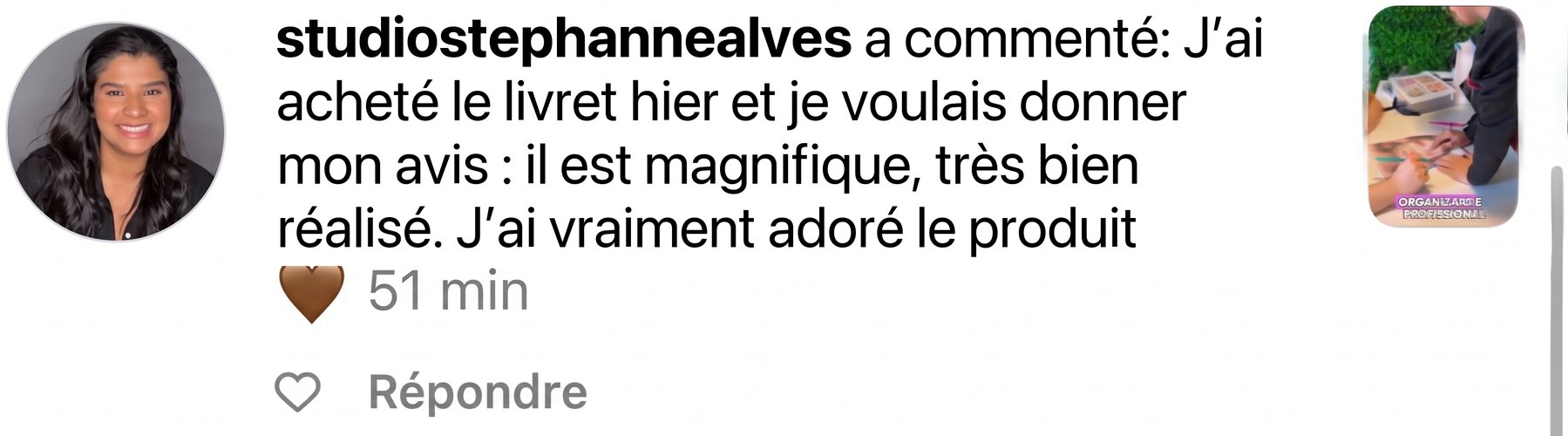 Avis d’une stagiaire