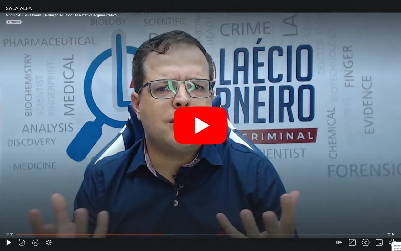 Assistir à aula gratuita no YouTube
