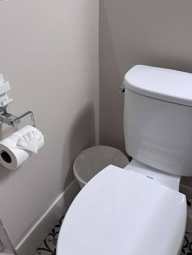 Bathroom after cleaning