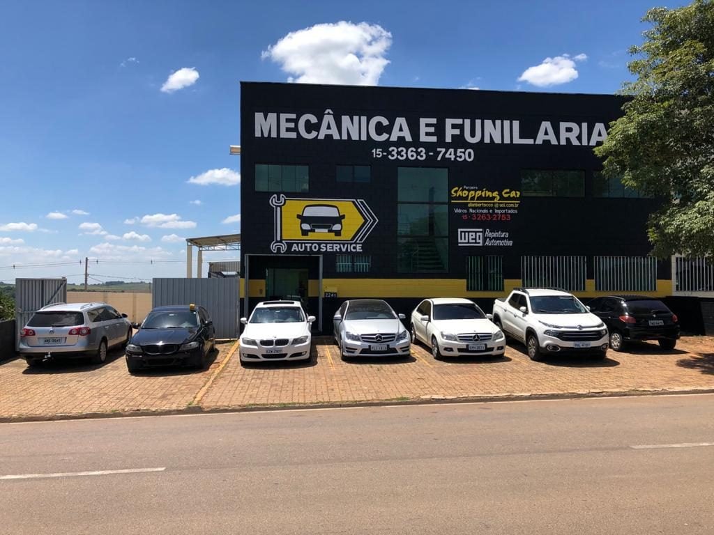 Fachada da Auto Service Mecânica e Funilaria em Boituva