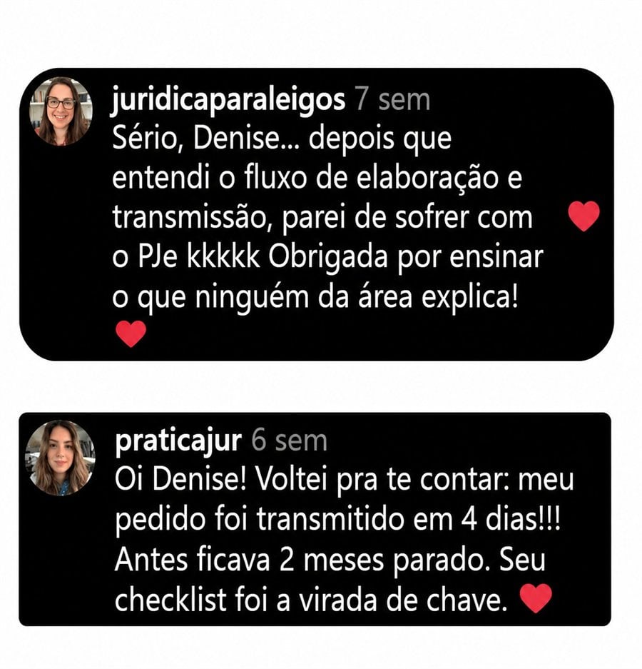 Comentários no Instagram