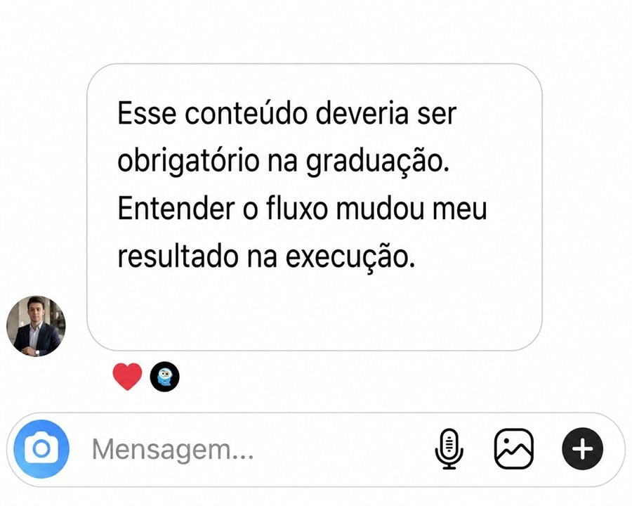 Mensagem no direct do Instagram