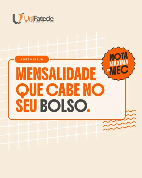 Post: Mensalidade que cabe no seu bolso