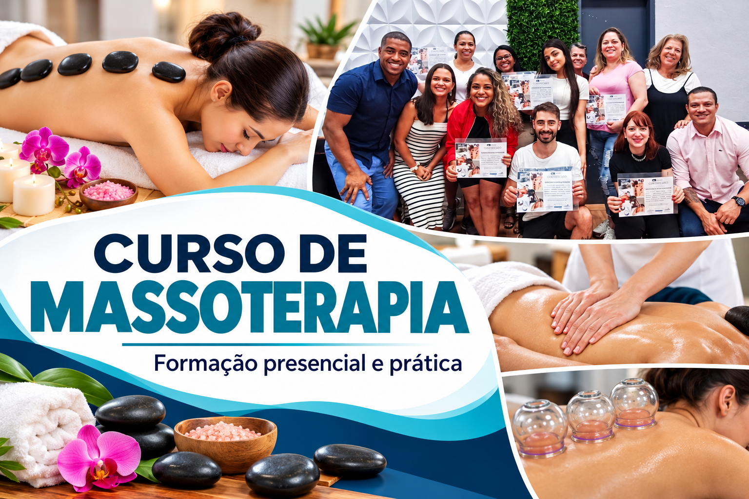 Curso de Massoterapia na Life Cursos em BH: formação presencial e prática