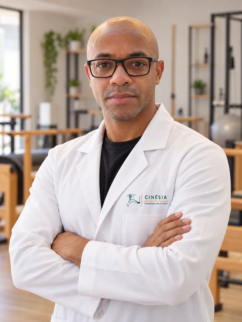 Moacir Dias, fisioterapeuta e responsável pela Formação em Pilates Cinesia, no studio
