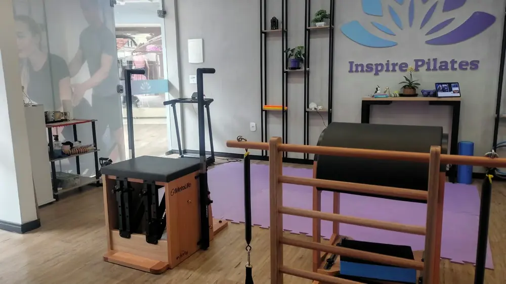 Chair e Ladder Barrel na sala de prática