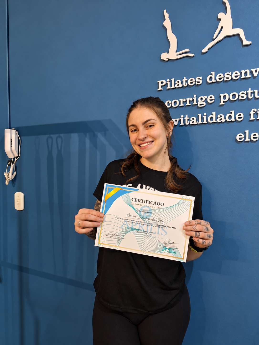 Turma da Formação Profissional em Pilates do Aprilis Cursos, Zona Leste de São Paulo