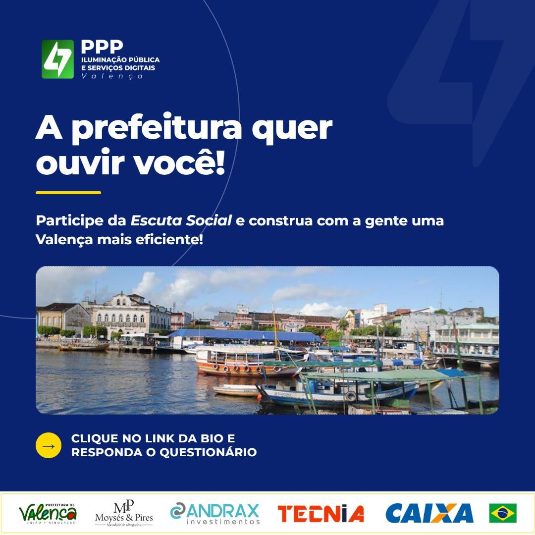 A prefeitura quer ouvir você