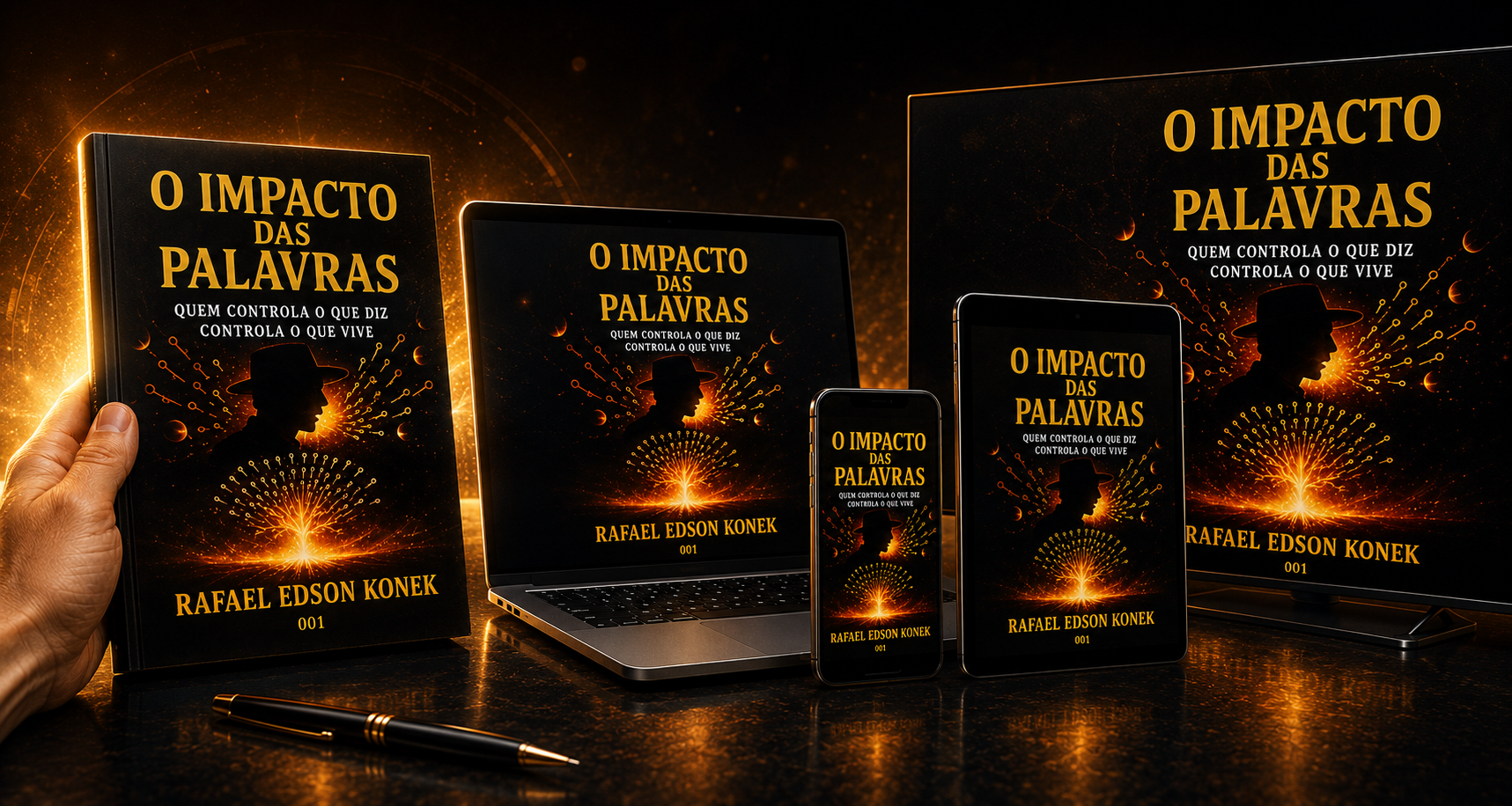 O Impacto das Palavras — Volume 001 da Maratona dos 100 Livros, de Rafael Edson Konek