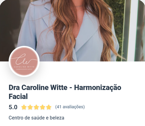 Perfil no Google com nota 5,0 e 41 avaliações
