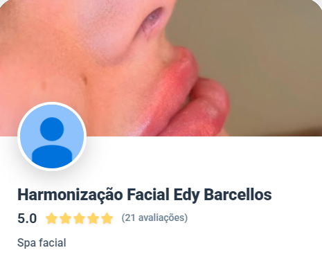 Perfil de Edy Barcellos no Google com nota 5,0 e 21 avaliações