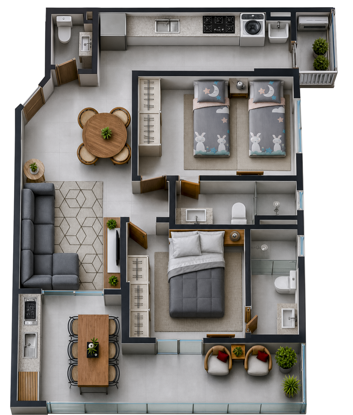 Planta do apartamento final 1