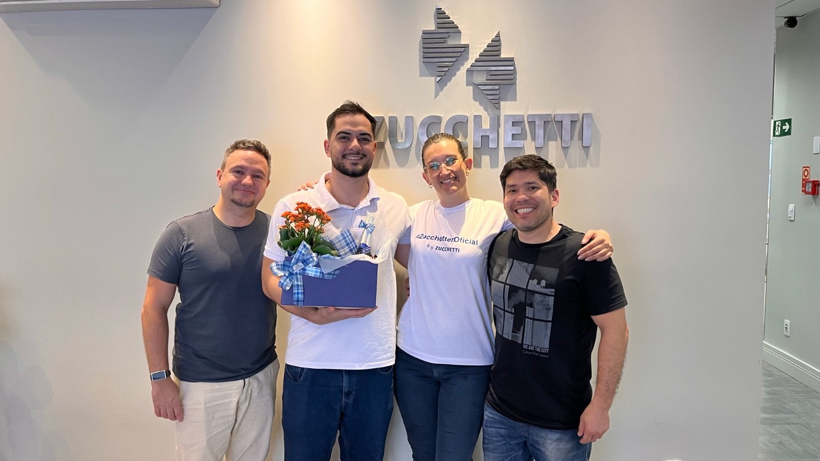 Natan no momento da promoção