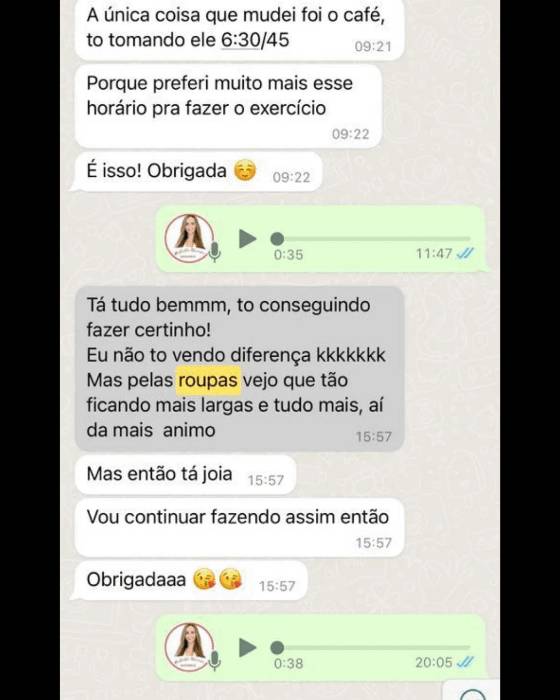 Depoimento de paciente