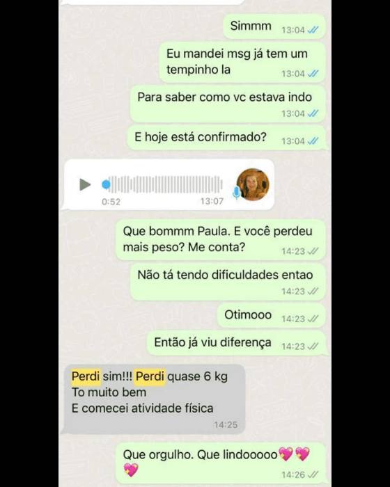 Depoimento de paciente