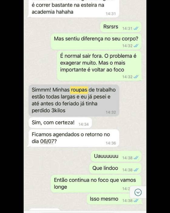 Depoimento de paciente