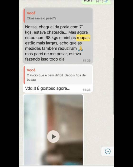 Depoimento de paciente