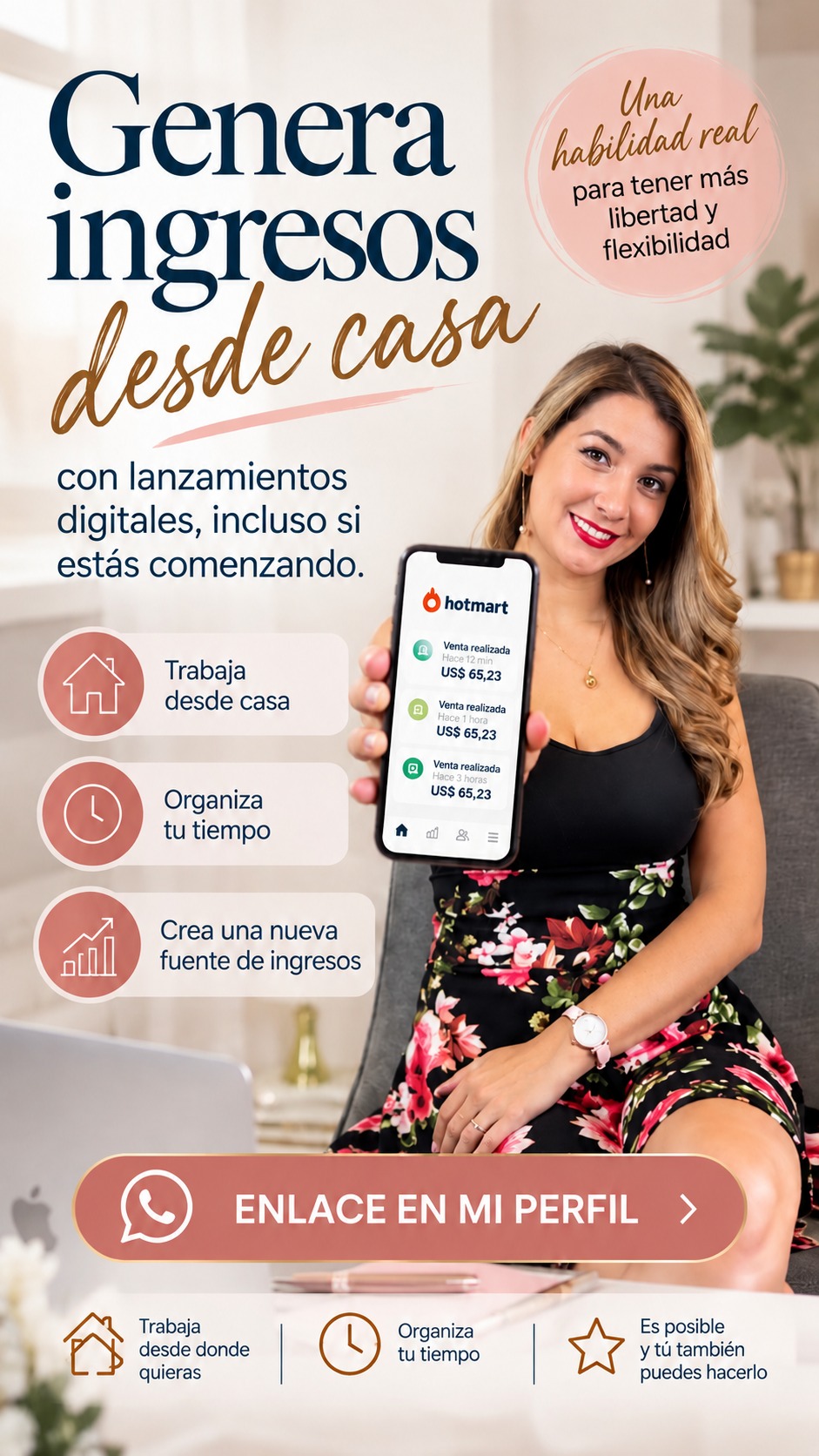 Genera ingresos desde casa