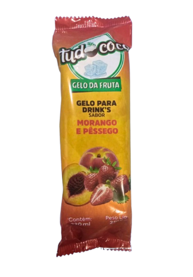Gelo Saborizado2 - Morango e Pessego