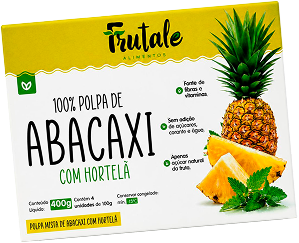 Polpa de Abacaxi com Hortelã