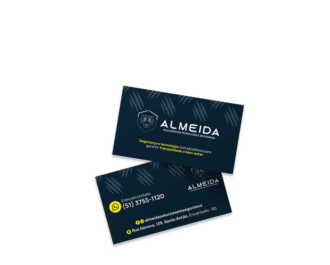 Cartões de visita Almeida