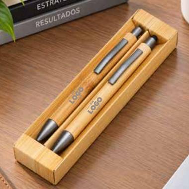 Caneta e Lapiseira 03 personalizado com a marca da empresa