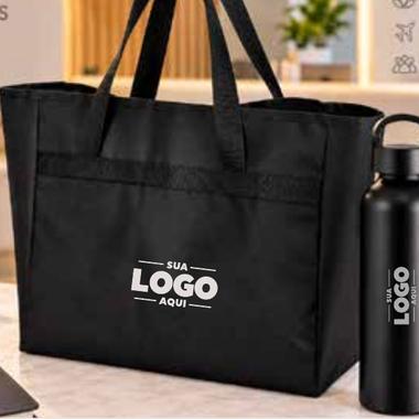 Kit Essencial, 2 peças personalizado com a marca da empresa