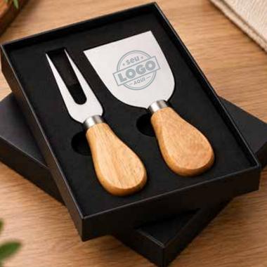 Kit Queijo Holanda personalizado com a marca da empresa